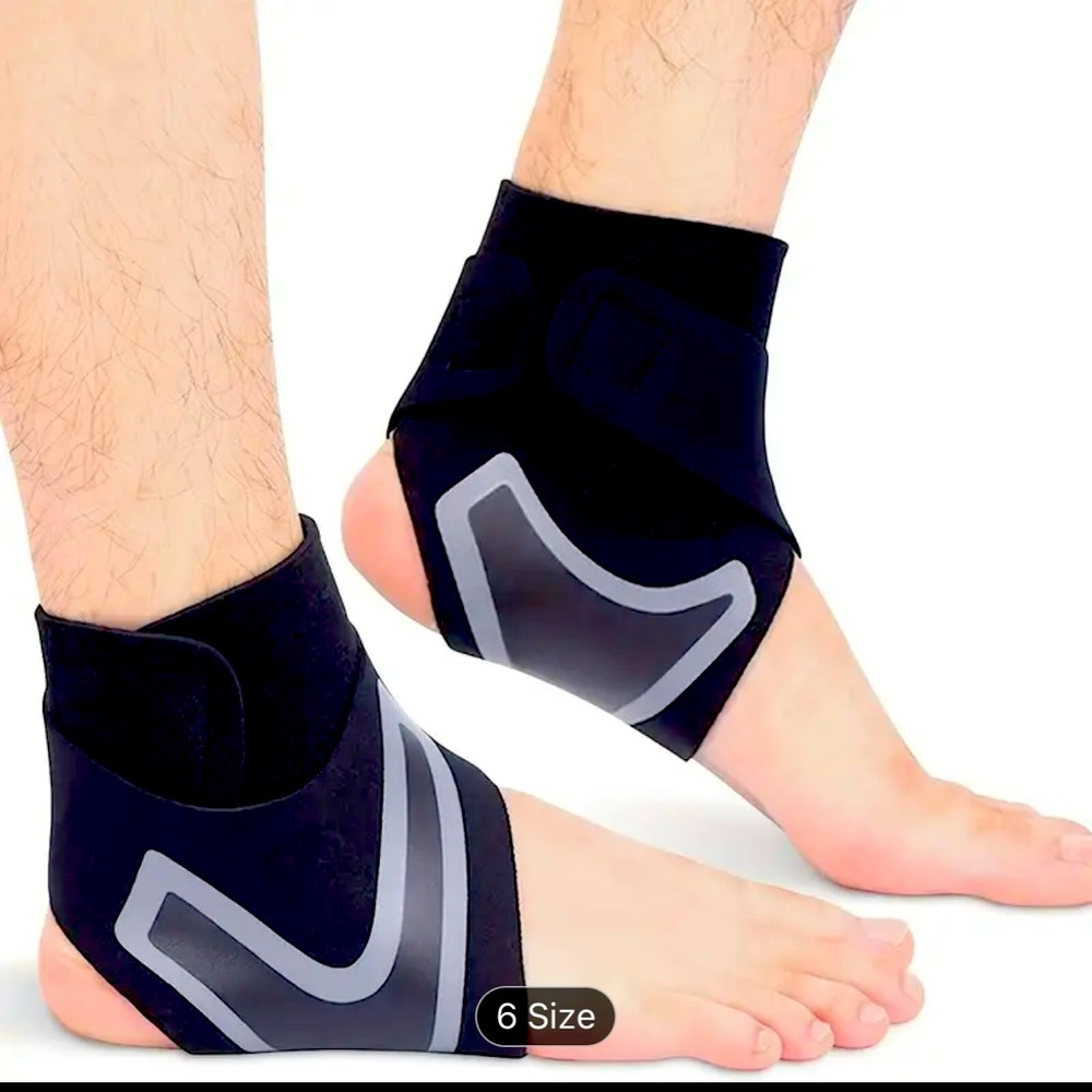 1 pair MEDIUM Sports Ankle Compression Sleeve, Adjustable, lightweight